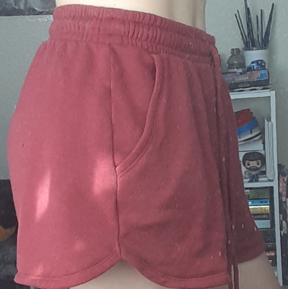 Burgundy shorts